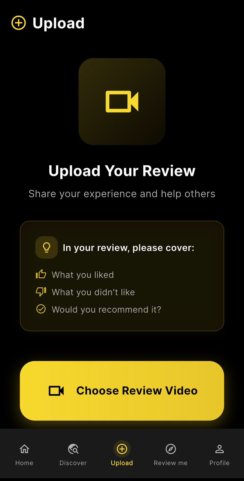 Upload Review